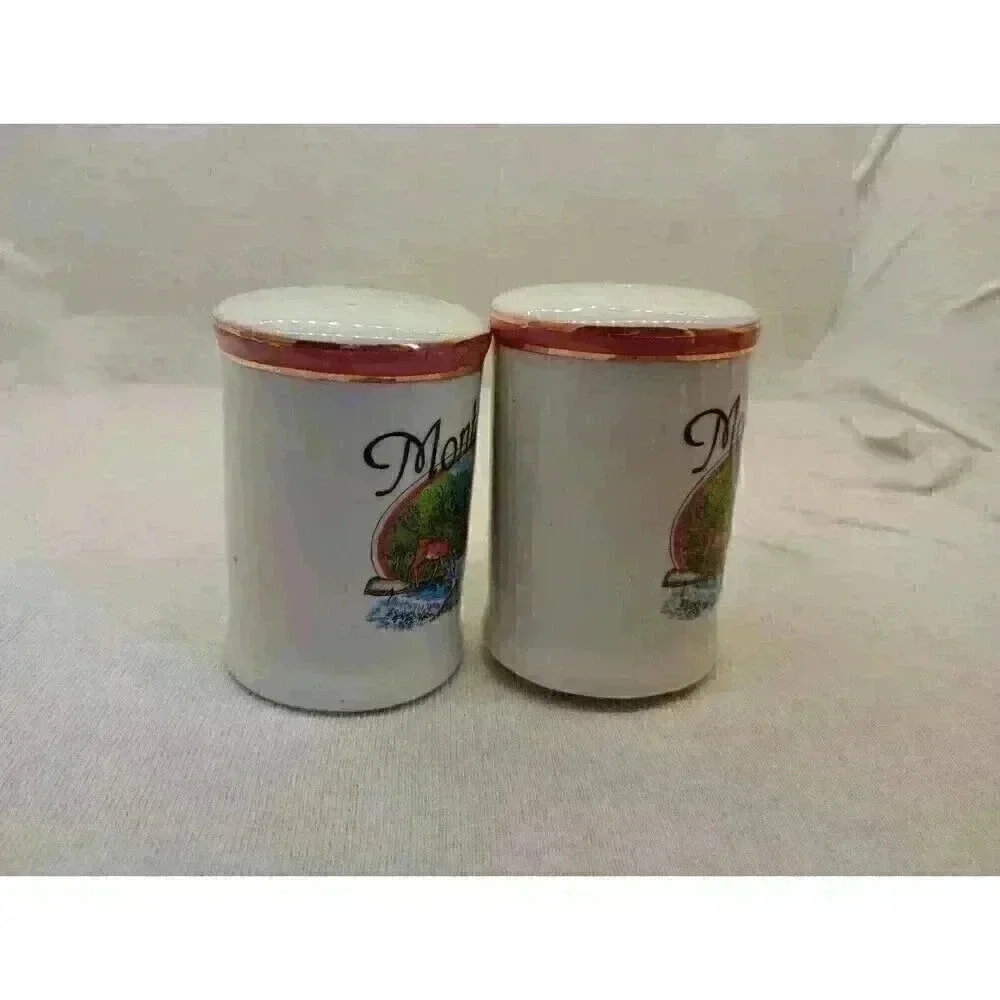 Vintage Montana Wild Deer Salt & Pepper Shaker Collectable Kitchen Home Decor